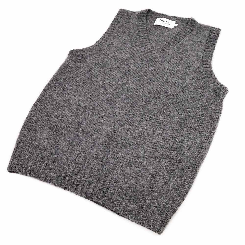 Pullunder Herren Grau Harley of Scotland