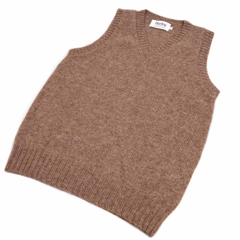 Pullunder Herren Hellbraun Harley of Scotland