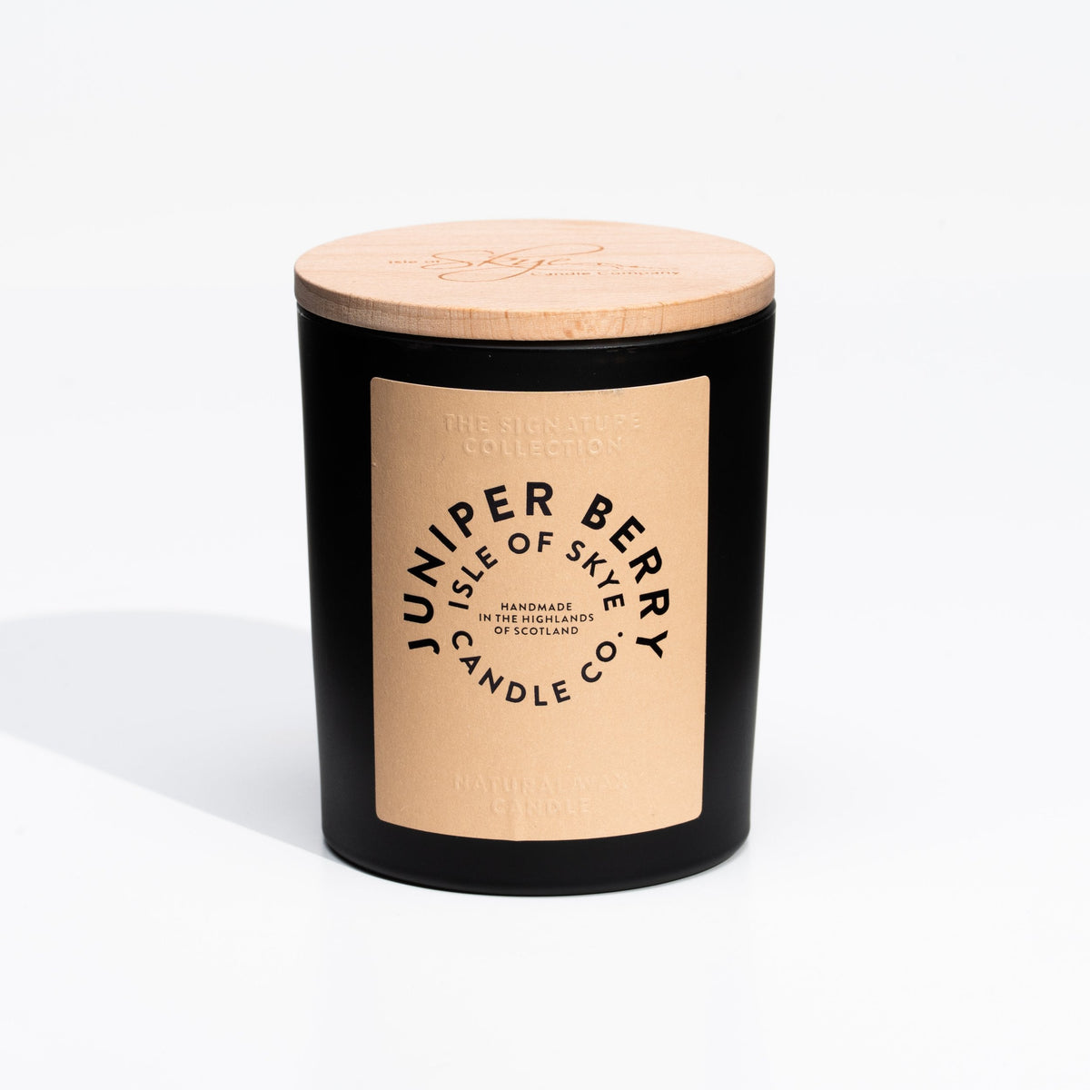Isle of Skye Candles Juniper Berry Duftkerze im schwarzen Tumbler – Produktansicht