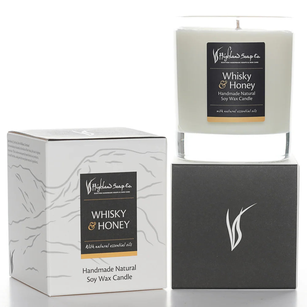 The Highland Soap Company Duftkerze Whisky & Honey 300ml