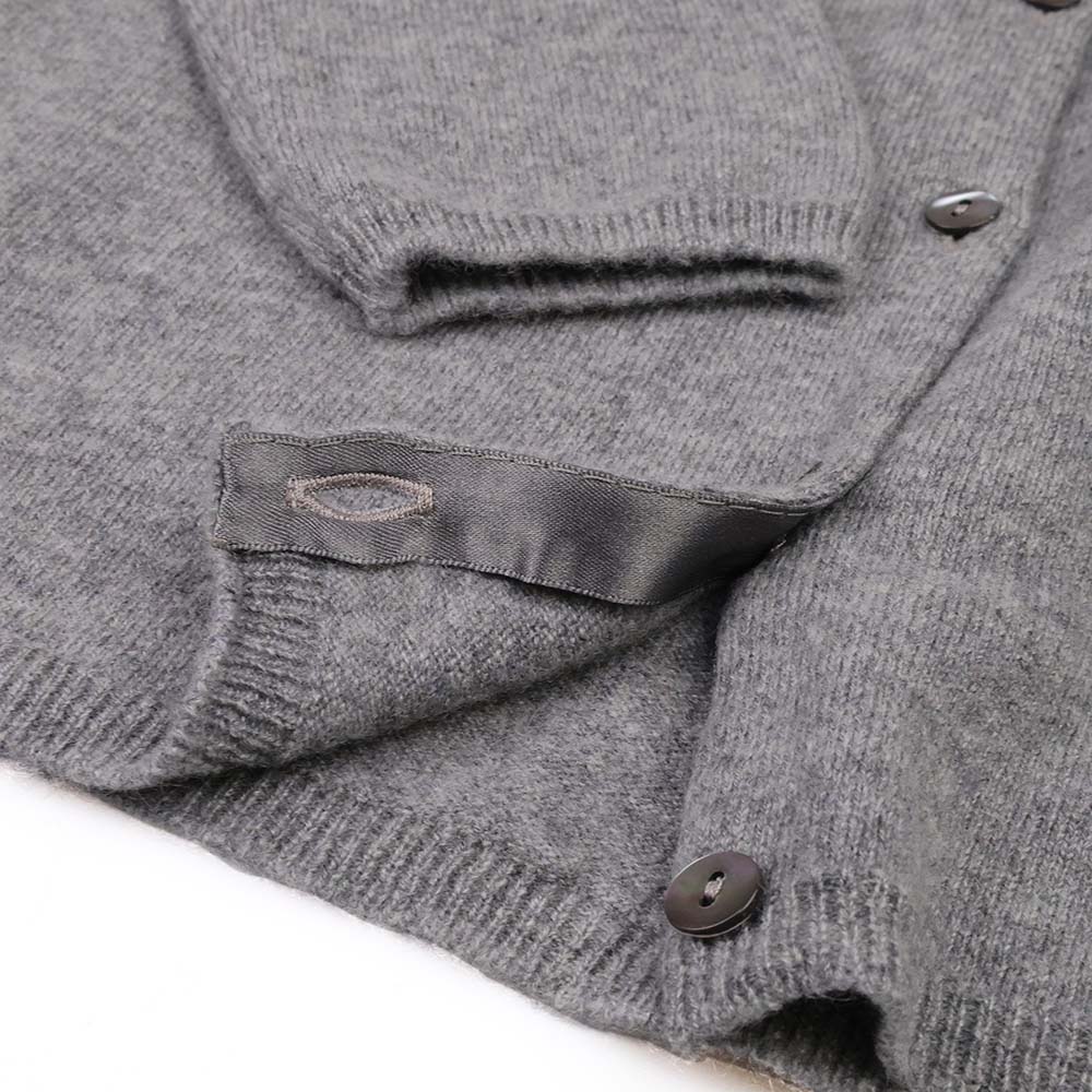 William Lockie Kaschmir Strickjacke Damen Grau