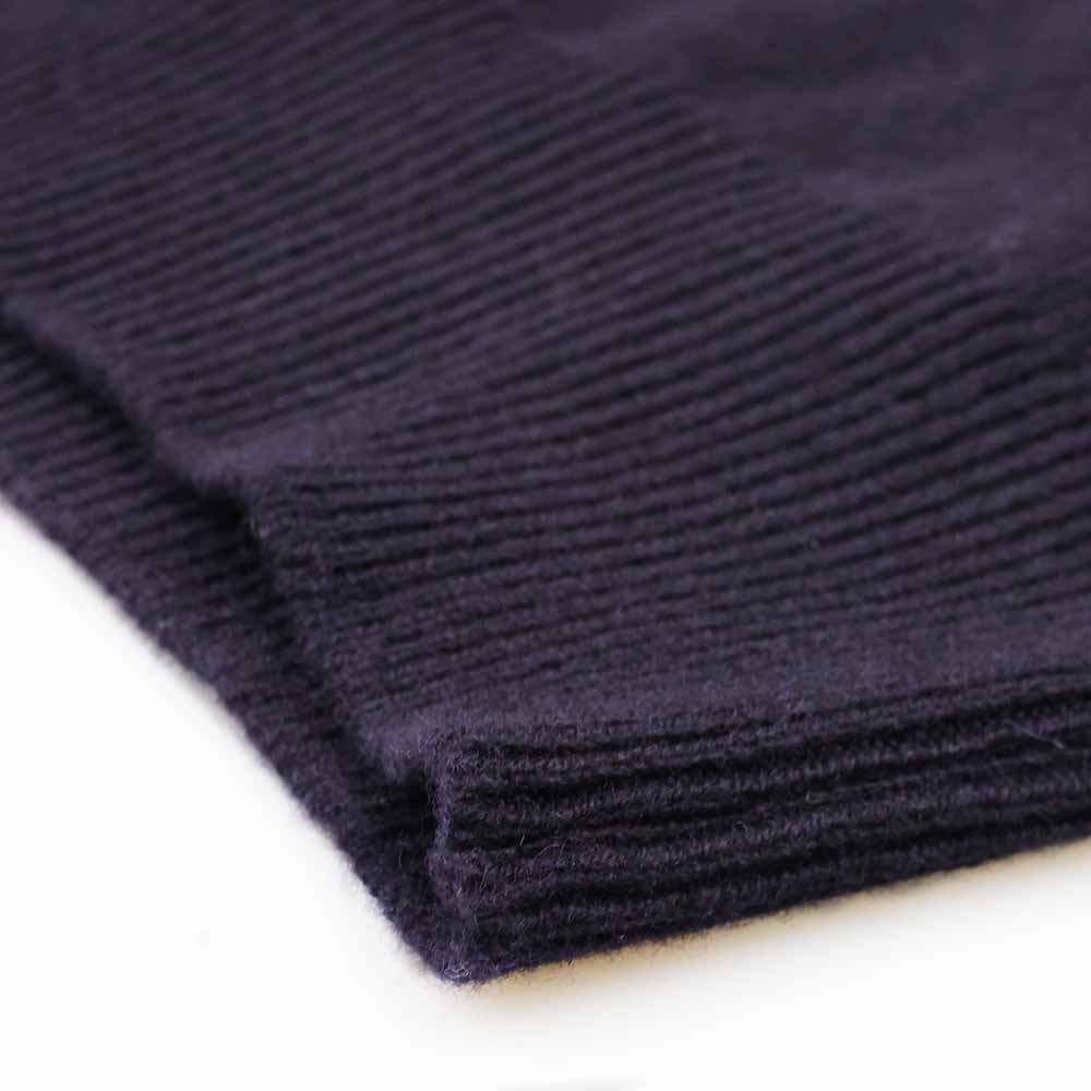 Herren Rollkragen Pullover Reißverschluss Navy