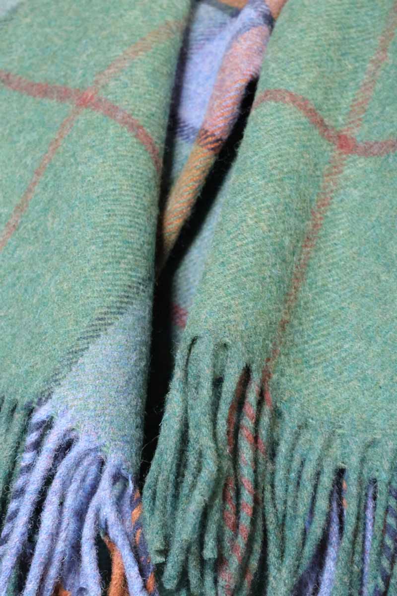 Schottisches Plaid Grün Quadrate