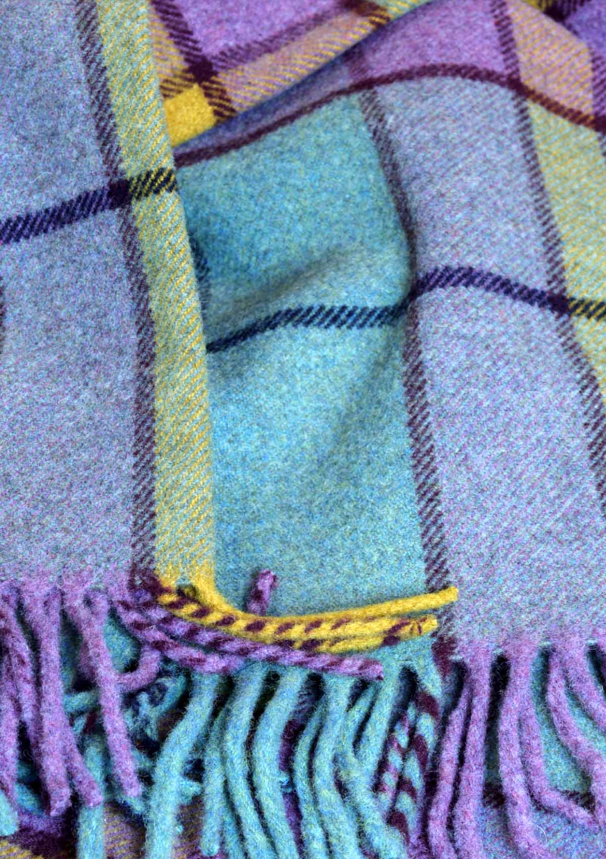 Schottisches Plaid Lavendel Quadrate