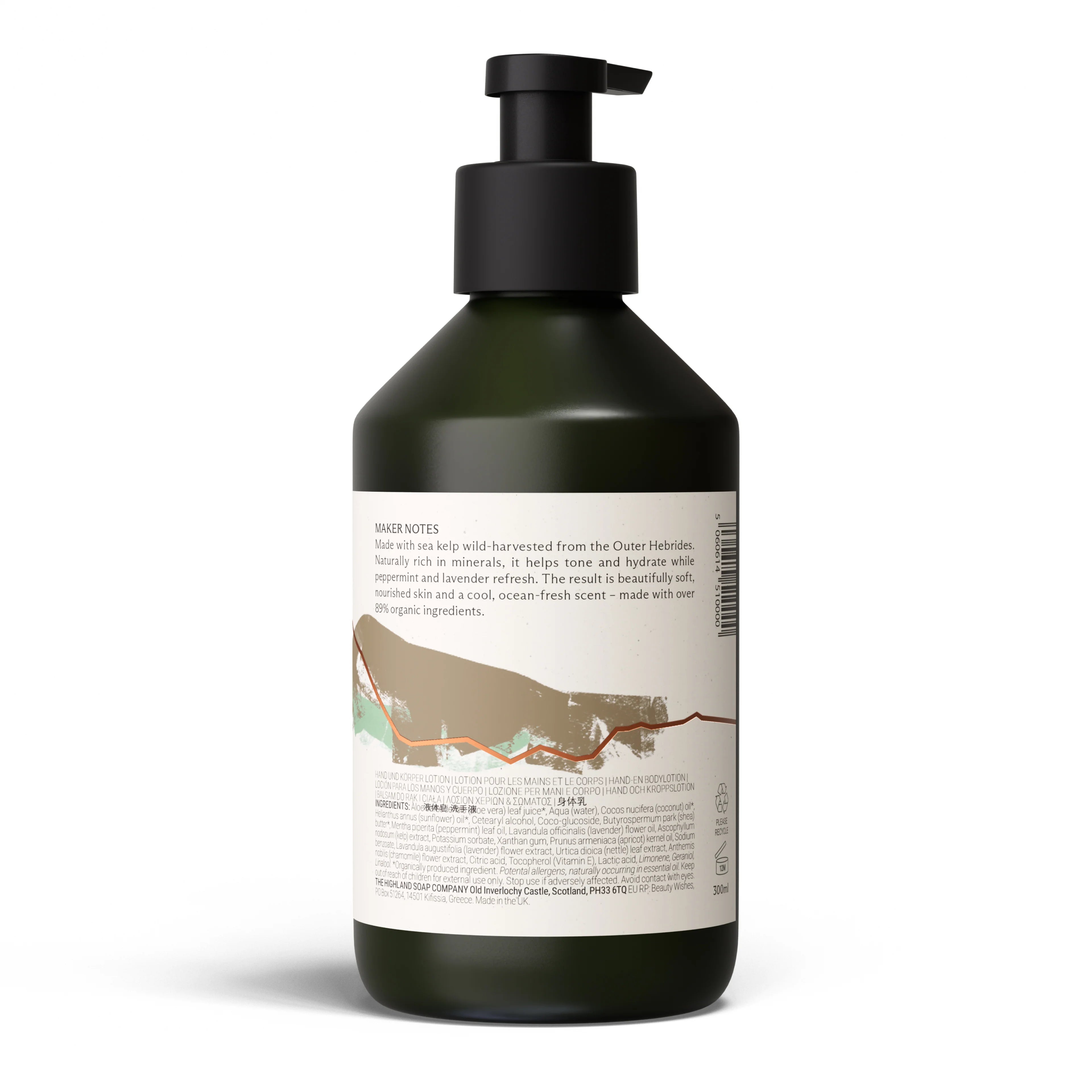 The Highland Soap Company Hand- & Körperlotion Hebridean Seaweed 300ml