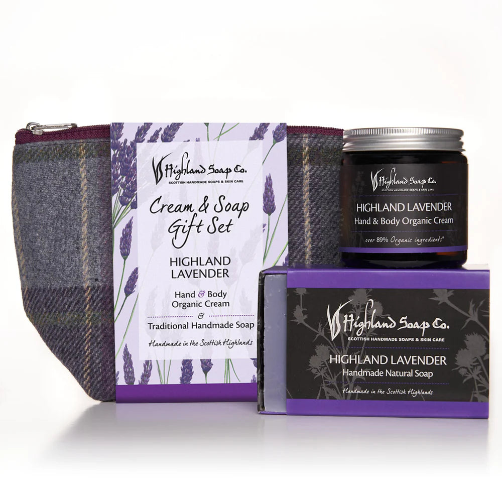 The Highland Soap Company Hautpflege-Geschenkset Highland Lavendel
