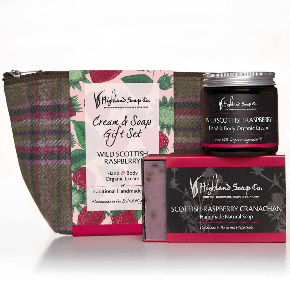 The Highland Soap Company Hautpflege-Geschenkset Wild Scottish Raspberry