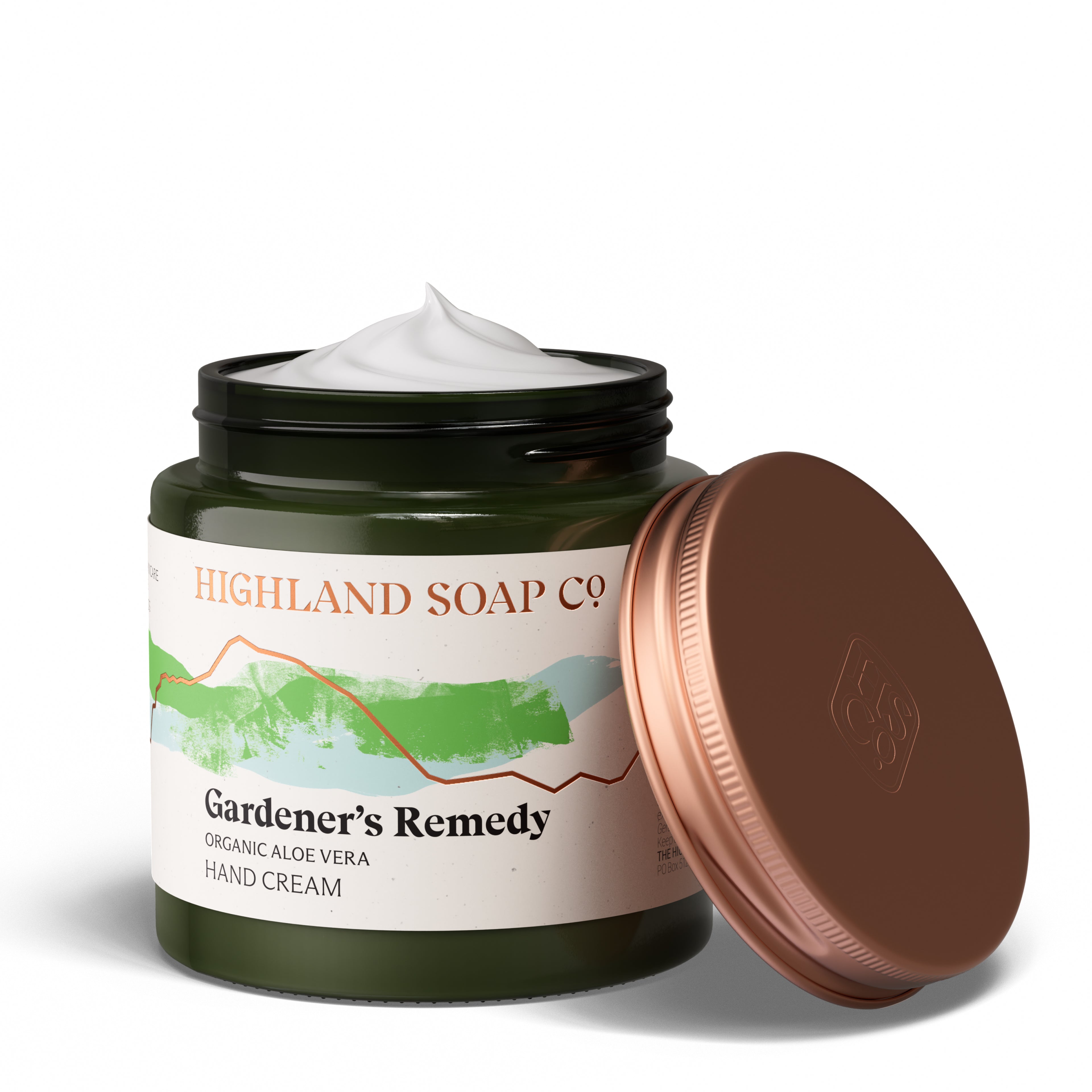 Highland Soap Company Gardener's Remedy Handcreme 120ml — Sheabutter, Kakaobutter, Lavendel, Made in Scotland