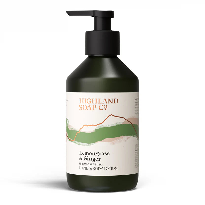 The Highland Soap Company Hand- & Körperlotion Lemongrass & Ginger 300ml