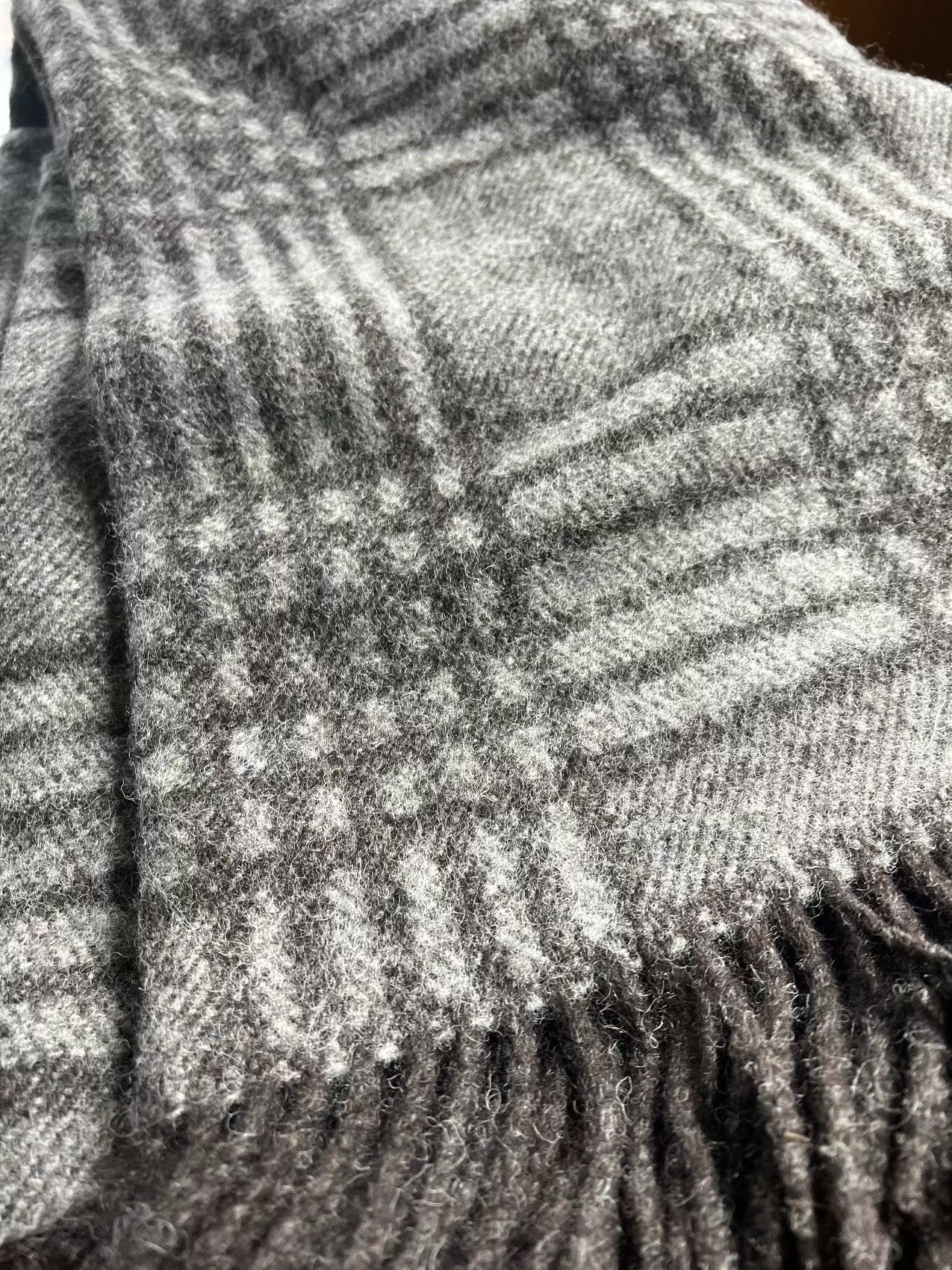 Shetland Wolldecke | Natürliche Farbtöne
