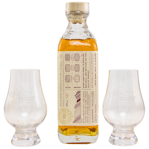 Raasay Single Malt mit 2 Glencairn Gläsern