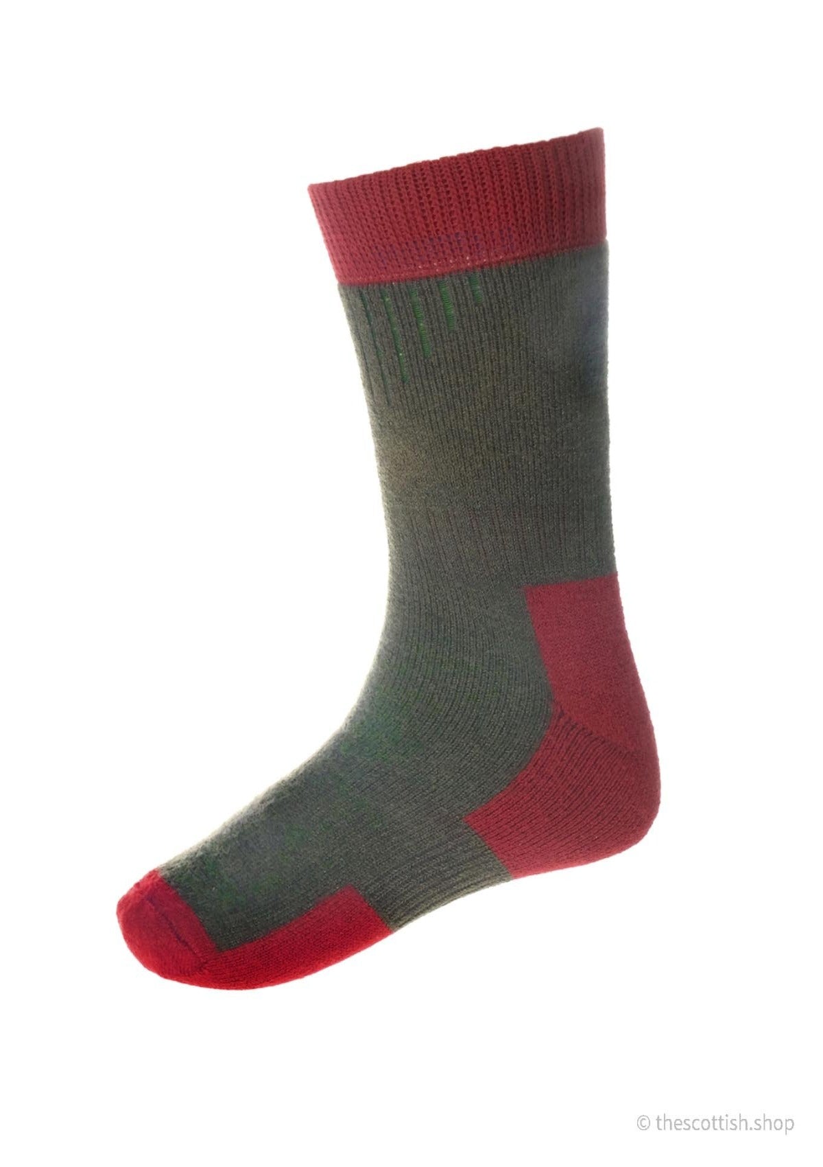 Socken-Merino-Wolle-Fichte-Männer