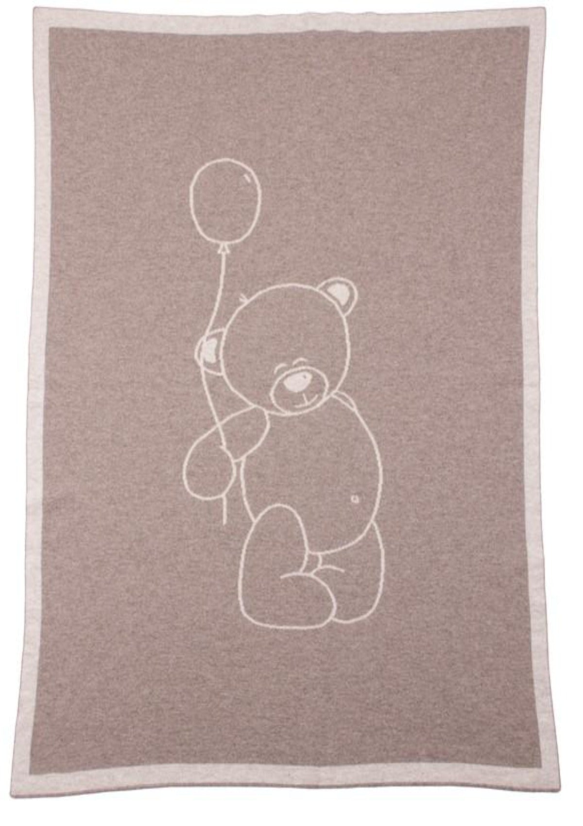 Große Kaschmir-Babybär-Decke-Beige
